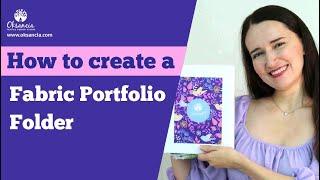 How to create a fabric portfolio folder for textile designers