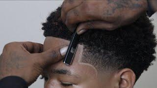 HOW TO LOW Taper FADE HIS hair was really DIFFICULT 