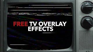 FREE TV Overlay Effects (Retro TV Green Screen Overlays)