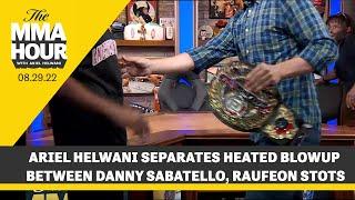 Ariel Helwani Separates Heated Blowup Between Danny Sabatello, Raufeon Stots | The MMA Hour