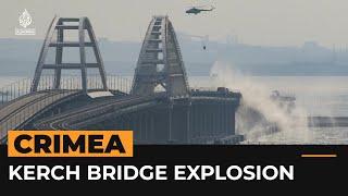 Key Crimean bridge damaged in explosion | Al Jazeera Newsfeed