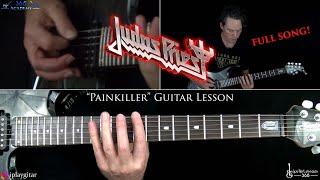 Painkiller Guitar Lesson (FULL SONG) - Judas Priest