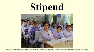 Stipend