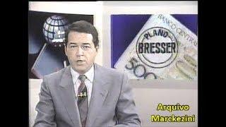 Jornal Nacional - Bresser Pereira explica o Plano Bresser (Globo/1987)