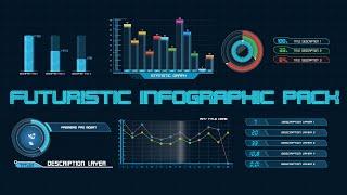 Premiere Pro MOGRT Project – Futuristic Infographic Pack