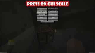 How To Small Gui Scale In Minecraft Java Edition || How To Small Hotbars In Pc/laptop