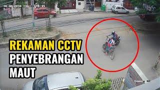 Rekaman CCTV Tabrakan Motor dan Sepeda | Motorcycle Crash Caught on Camera cctv