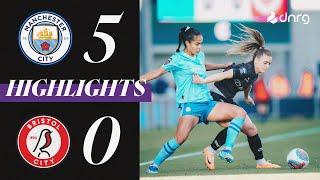 Man City Women 5-0 Bristol City | Highlights