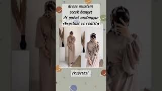 REKOMENDASI SHOPEE HAUL DRESS MUSLIM BAJU GAMIS KONDANGAN AND WISUDA RATING 4,9 DI SHOPEE