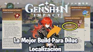 La Mejor Build Para Diluc / Localizacion Genshin Impact