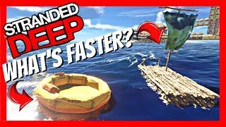 Is a Sail Raft much faster than the LifeRaft?? - Stranded Deep