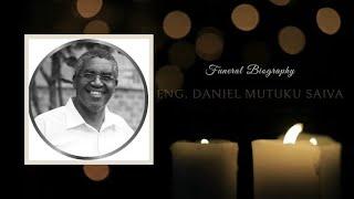 Official Funeral Program for the late ENG. DANIEL MUTUKU SAIVA