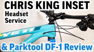 Headset Service + Knock fix for beginners on Chris King Inset. Avoid the  BIG mistakes, DF-1 review