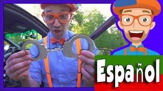 Carros de Policía para Niños con Blippi Español | Videos Educacionales para Niños