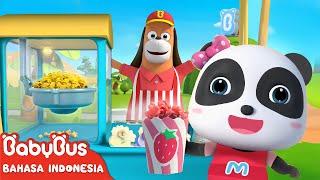 Popcorn Yang Sangat Enak | Lagu Makanan Lezat | Lagu Anak-anak | BabyBus Bahasa Indonesia