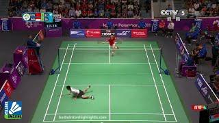 Anthony Ginting DECEPTION to beat Chen Long | Anthony Ginting vs Chen Long | Asian Games 2018