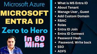 Become Master Microsoft Entra  ID in Just 60 Mins ! Full Lab Practical !