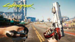 Malorian Arms 3516 Johhny Silverhand Gun Pistol (ICONIC) Weapon Showcase Cyberpunk 2077 Gameplay