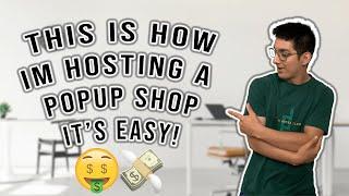 Hosting Our Own POPUP SHOP!! This Is How How Your Business Can Host a Pop Up Shop!! | ADRIAN MORALES