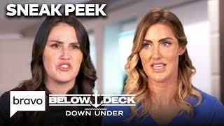 SNEAK PEEK: Lara Rigby Has A Breakdown On Her Second Day | Below Deck Down Under (S3 E2) | Bravo