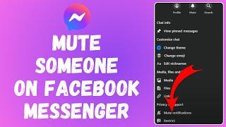 How to Mute Someone in Facebook Messenger