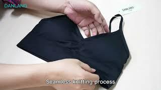 Sports Bras Manufacturer & Wholesale Supplier! Video for the sample: seamless ribbed sports bra.