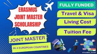 Fully Funded Erasmus Joint Master Scholarship | Study each Semester in 3 different EU Countries |