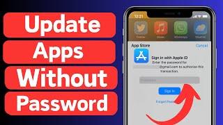 How to update Apps without Apple ID Password | update App without Apple ID Password iPhone iPad 2024