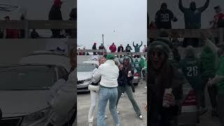 Philly fans are wild !!!!!! Eagles Vs 49ers Fans Fight NFC Championship 2023  