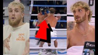 Jake Paul & Logan React To Austin Mcbroom Getting Knocked Out By Gib