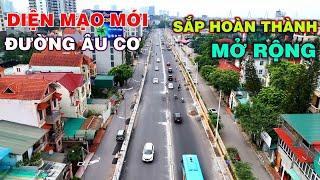 Diện mạo mới của đường đê Âu Cơ ở quận Tây Hồ sắp hoàn thành mở rộng