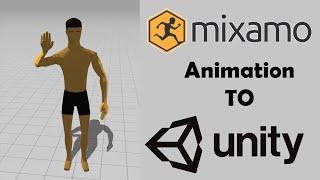 Mixamo animation to Unity 2020 (Easy)