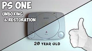 I Restored This 20 Year Old PSone - Retro Playstation Console Unboxing & Restoration