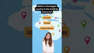 GK3 Largest Country #Quizcraft #QuizQuest #quizhub #countries #capitals #geography #funquiz