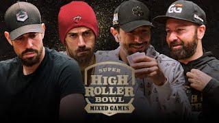 Super High Roller Bowl Mixed Games $100,000 Buy-In | Day 1 with Daniel Negreanu & Jason Mercier