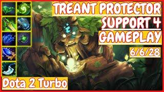 Treant Protector 6/6/28 [SUPPORT 4] [Gameplay DOTA 2 Turbo] 7.32