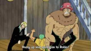One Piece Funny Moment - Zorro Vs Chopper & Sanji Ennies Lobby