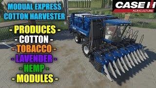 Case IH Module Express Cotton Harvester "Mod Review" Farming Simulator 19