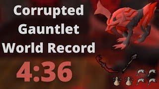 4:36 WORLD RECORD Corrupted Gauntlet Speedrun OSRS