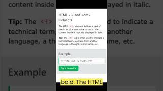 #html  #formatting  #elements and #tags - #webai360