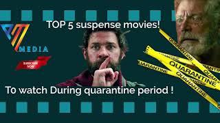 Top 5 best thriller and suspense Movies In Hollywood|PVM MEDIA |quarantine movies