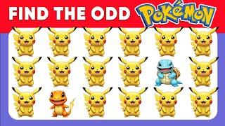 Find the Odd One Out: POKEMON Edition  Easy, Medium, Hard, Impossible | Monkey Quiz