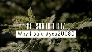 Why I said #yes2UCSC: Aravind (first year)