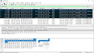 wireshark icmp or nbns and mark