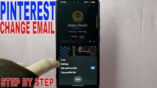  How To Change Email Address On Pinterest 