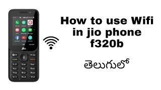 how to use wifi in jio phone f320b