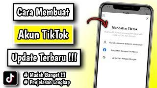 Cara Membuat Akun TikTok | Cara Daftar TikTok Untuk Pemula