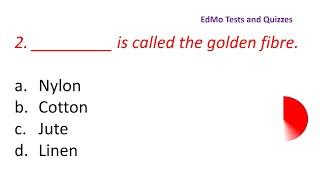 WORLD GEOGRAPHY QUIZ- 3 AGRICULTURE / CROPS.  Gk quiz. Geography MCQ Test.