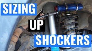 Choose the right sized  Suspension Shocker for your 4WD