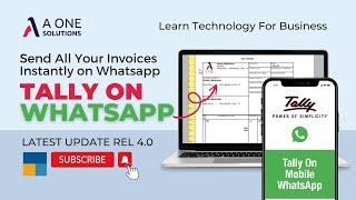 Tally Prime Whatsapp Integration | Step by Step | A One Solutions